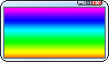 a gif stamp with a border resembling a windows 7 window. inside the window is a highly saturated rainbow gradient scrolling downwards at a moderately fast speed