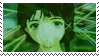a gif stamp of lain iwakura. she is overlayed with green and light lines resembling cables or network connections. lain herself is shaking her head with a slightly uncomfortable or distraught expression, before looking up and seemingly become relaxed. she fades away at the end leaving only the green and lines behind