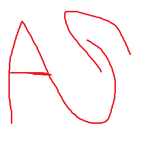 art street logo poorly drawn in ms paint