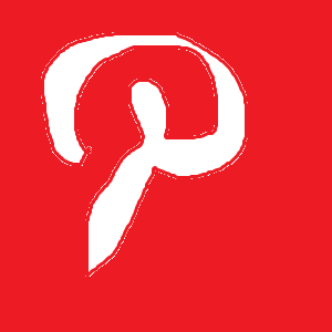 pinterest logo poorly drawn in ms paint