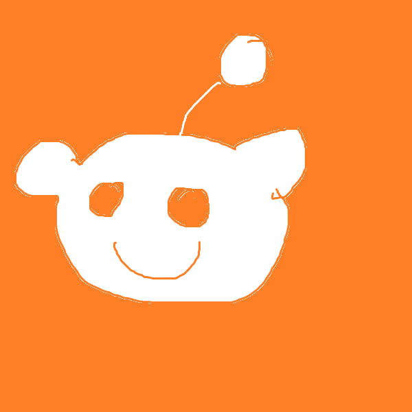 reddit logo poorly drawn in ms paint