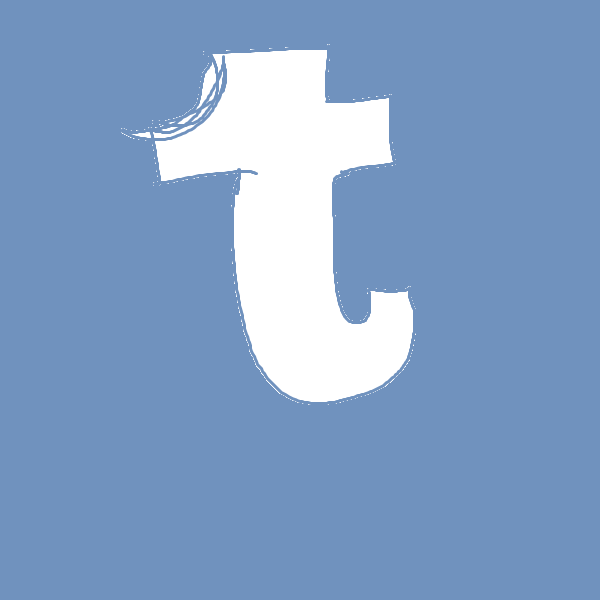 tumblr logo poorly drawn in ms paint