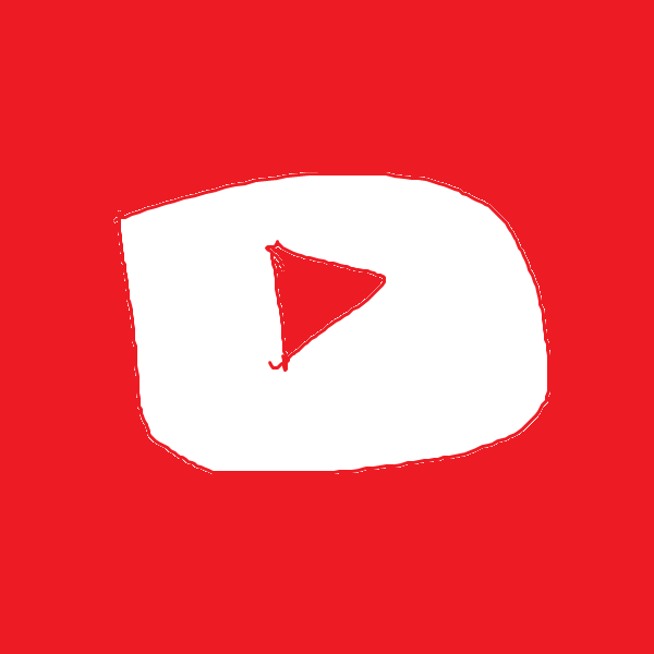 youtube logo poorly drawn in ms paint